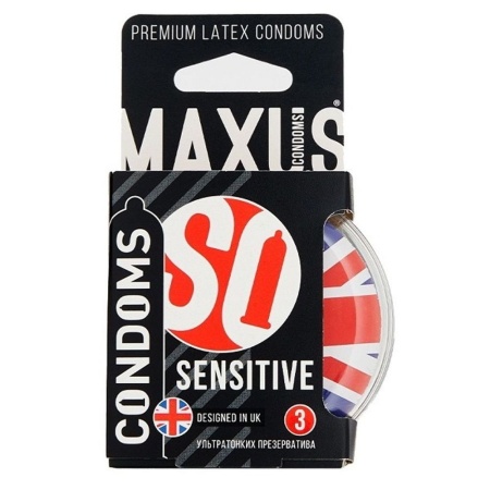 Презервативы MAXUS Ultra Thin Ультратонкие 3 шт